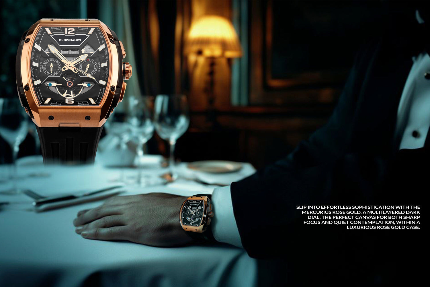 What Are the Components of an Zaman Alandi Watch? A Closer Look at the Mercurius Rose Gold